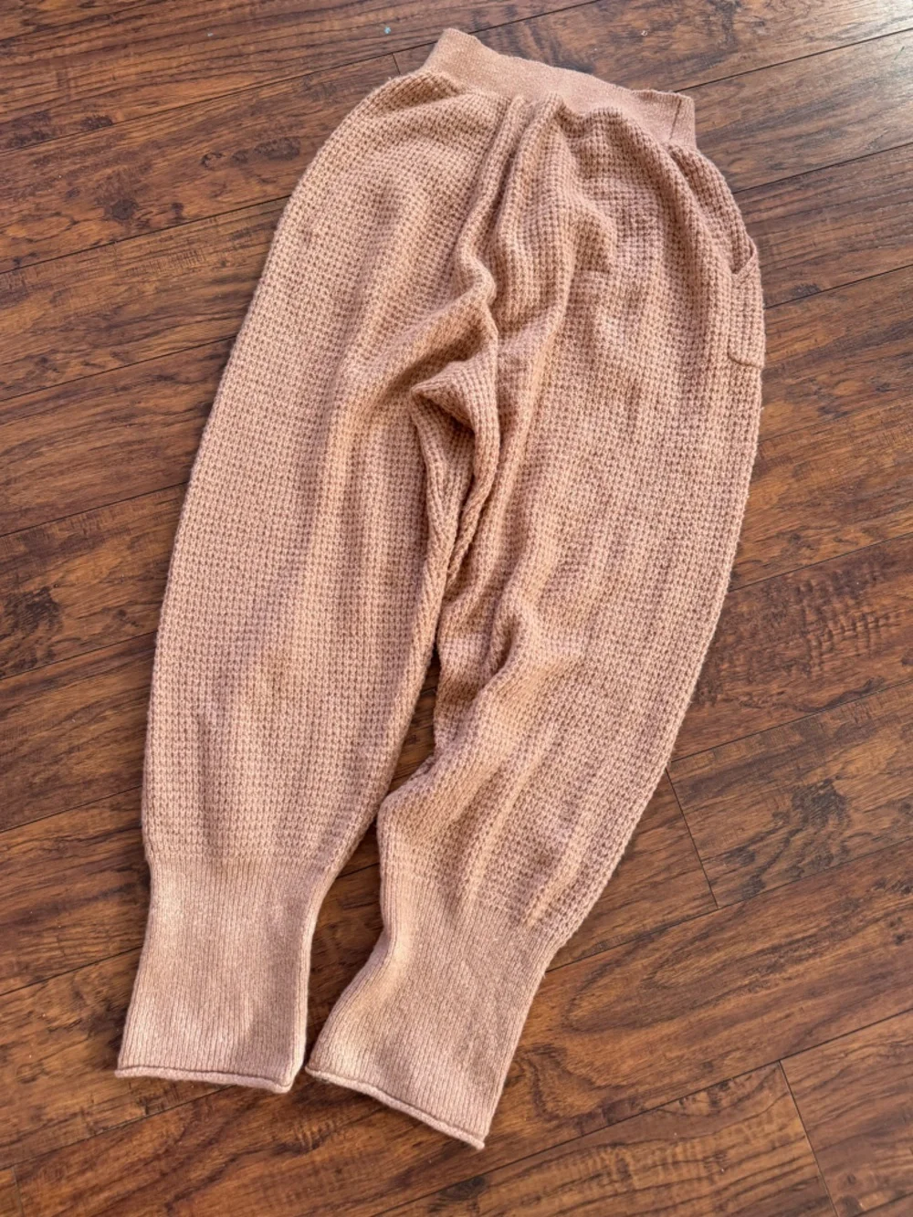 Free People Intimately C.O.Z.Y. Waffle Knit Pocket Joggers Lounge Pants | M